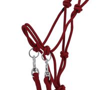 Cabezada de cuadra Rope halter color con rein QHP - Marino / Shet