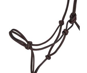 Cabezada de cuadra Rope halter cuero Liberta QHP - Marrón / Full