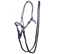 Cabezada de cuerda anudada con riendas Hkm Sports Equipment