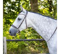 Cabezada inglesa Bitless Cabezada inglesa Sunna incl. reins QHP - Marrón / Pony