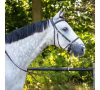 Cabezada inglesa Bitless Cabezada inglesa Ceto incl. reins QHP - Marrón / cob