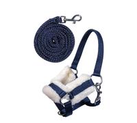 Cabezada y ramal -Hobby Horsing- HKM - azul oscuro / Única