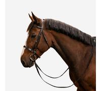 Cabezada y Riendas Equitación fouganza schooling Caballo y Poni Negro cuero FS