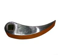 Cabezal adaptador de accionamiento de 3/8 pulgadas para llave de carraca, herramienta de extracción de medio eje, barra de palanca de acero resistente para áreas de acceso apretado, naranja