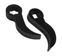 Cabezal adaptador de llave de palanca de 3 piezas con accionamiento de 1/2 pulgada para reparación de automóviles y extracción de medio eje, hecho de acero al cromo vanadio para un uso duradero (A)