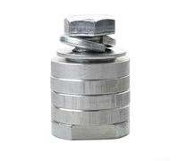 Cabezal adaptador de máquina ranuradora de acero al carbono que se convierte para amoladoras angulares de 100 mm y 125 mm a herramientas de ranurado para husillos M10 (100 tipos)