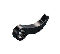 Cabezal adaptador llave de palanca Herramienta de desmontaje de medio eje tipo ángulo, barra de palanca de accionamiento, extracción del eje de piñón diferencial(Black)