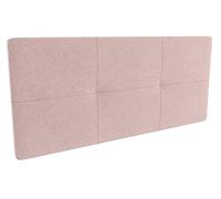 Cabezal Cama Andrea Tapizado de Tela Acolchado 8 cm con Fijación a Pared - Cabecero de Cama Suave y Elegante - Cama de 160 (170 x 70 cms) Rosa Palo Textil Suave - Cabeceros Acolchados