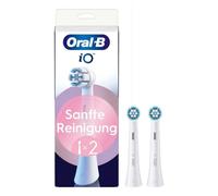 Oral-B iO - Lote de 2 cabezales de repuesto para encías sensibles, color blanco