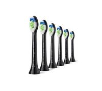 Philips Sonicare W2 Optimal Black Medium Soft - Cabezal de cepillo de dientes (6 unidades)