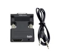 Cabezal convertidor VGA macho, cable de vídeo de entrada hembra, adaptador de pantalla de escritorio, acoplador de monitor compacto, conector para presentación, proyector de aula, televisión, tarjeta