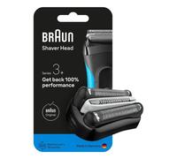 Braun Series 3+ Cabezal De Recambio ORIGINAL Para Afeitadora Eléctrica Hombre, Compatible Con Las Máquinas de Afeitar Series 3+ Y Series 3 ProSkin, Afeitado Apurado y Suave, Fabricado en Alemania, 32B