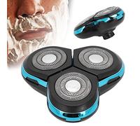 Cabezal de Afeitado de Repuesto, Cabezal de Repuesto de Cuchilla, Acero Inoxidable ABS Accesorios de Cabezal de Afeitado de Afeitado Universal Profesional, Superficie de Doble Anillo Adecuado