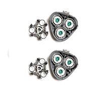 Cabezal De Afeitado De Repuesto HQ8, Reemplazo Del Cabezal De Afeitado, Compatible Con Philips, HQ8 PT710 PT715 PT720 PT721 PT722 PT724, Cabezal De Corte De Afeitadora, Accesorio De Afeitadora(2pcs)