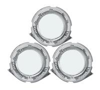 Cabezal de afeitado universal de repuesto, cuchillas plateadas for afeitadora, cabezal de afeitado redondo, compatible con Philips, serie SH70, SH90, HQ8 y HQ9.