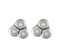 Cabezal De Afeitadora Compatible Con Afeitadora Eléctrica Xiaomi Mijia S101 | Cabezal de corte de afeitar de acero de repuesto resistente al agua(Sandy Gray 2PCS)