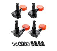 Cabezal De Afinación 2R2L Con Cubierta Transparente Para Bajos Y Instrumentos De 4 Cuerdas Piezas De Repuesto Accesorios De Guitarra Con Cabezal Ovalado