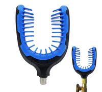 Cabezal de agarre para caña de pescar, soporte antideslizante en forma de U, soporte para caña de pescar para agua dulce y río, agarre seguro para carpa, accesorios de para hombres, diseño