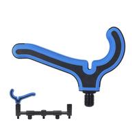 Cabezal de almacenamiento para cañas de pescar, soporte para caña de pescar de 3,7 pulgadas, soporte para caña de pescar de nailon, soporte de alarma de mordida, mango ajustable, accesorios bancarios