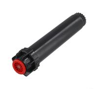 Cabezal de aspersor emergente ajustable de 0 a 360° para riego de jardín, cobertura uniforme, inoxidable y de alta resistencia, compatible con rosca macho de 12 pulgadas (rojo)