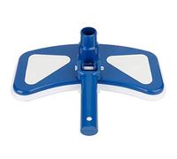 Cabezal de aspiración de piscina con peso con cepillos de nailon en la parte inferior para piscinas, cepillo de cabeza de aspiración de succión azul y curvado para piscinas Herramientas de pisc