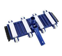 Cabezal de aspiración para piscinas, cabezal de aspiración flexible para piscinas de 14 ", resistente, cepillos de limpieza profesionales para estanques de peces con eslabón giratorio, herramienta