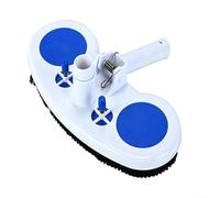 Cabezal de aspiradora ovalado para piscinas en el suelo, limpiador eficiente de desechos con amplia cobertura, diseño de plástico resistente para una fácil maniobrabilidad en esquinas, azul