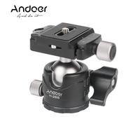 Cabezal de bola con placa y nivel de burbuja H28S para cámaras DSLR