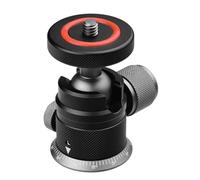 Cabezal de bola de aluminio con inclinación de 90 grados, rotación de 360 grados, adaptador de montaje de cámara para cámaras réflex digitales, adaptador de trípode para smartphone