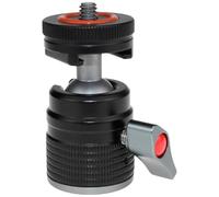 Cabezal de bola de trípode para cámaras réflex digitales, esfera giratoria de 360 grados, fácil ajuste en ángulo, ángulo ajustable de aluminio