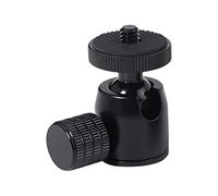 Cabezal de Bola Giratorio de 360 Grados con Tornillo de 1/4 de Pulgada para trípode para cámara DSLR Soporte para teléfono Vlog Accesorios de fotografía Soporte para cámara de teléfono