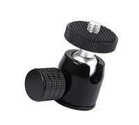 Cabezal de Bola Giratorio de 360 Grados con Tornillo de 1/4 de Pulgada para trípode para cámara DSLR Soporte para teléfono Vlog Accesorios de fotografía Soporte para cámara de teléfono
