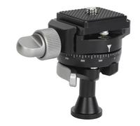 Cabezal de Bola Giratorio, Mini Cabezal de Trípode de Aleación de Aluminio con Placa de Liberación Rápida, para Cámara SLR, Teléfono Móvil