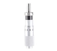 Cabezal de bola plana micrómetro, cabezal de bola plateada de 0-13 mm con tuerca para un ajuste fino de varios instrumentos de precisión (Tuerca de diadema plana)