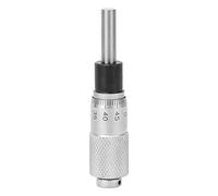 Cabezal de bola plana micrómetro, cabezal de bola plateada de 0-13 mm con tuerca para un ajuste fino de varios instrumentos de precisión (Cabeza plana)