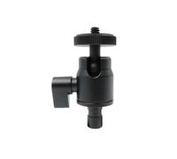 Cabezal de bola portátil de aleación de aluminio para trípode y PTZ con interfaces de tornillo estándar de 1/4 pulgadas, soporte de cámara profesional PTZ pequeño esférico