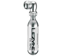 Lezyne Cabezal de bomba Twin Speed Drive CO2 con cartucho CO2 16 g plata-brillante universal