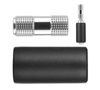 Cabezal de bomba de bicicleta - Adaptador de inflador de aire para bicicletas de carretera, accesorio de bomba de ciclismo compacto con funda protectora, conector de válvula de neumático de uso simple