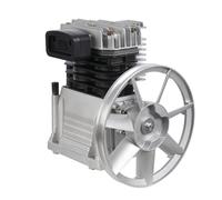 Cabezal de bomba de compresor de aire, cabezal de bomba de compresor de aire de dos cilindros, dos etapas, aluminio y hierro, 250 l/min, 3 CV, pintura, consejos de mantenimiento, para compresor de