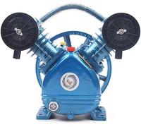 Cabezal de bomba de compresor en V, 2 cilindros, 1,5 kW, 170 l/min, 8 bar, de una sola etapa, para la industria química