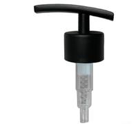 Cabezal de bomba de presión de acero inoxidable 304 para botellas de champú, accesorio de baño elegante y funcional (negro)