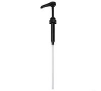 Cabezal de bomba dosificadora de jarabe con presión manual, capacidad de 10 cc, diseñado para usar con botellas estándar de cuello 28400 (negro)