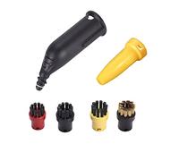 Cabezal de boquilla de extensión para limpiador, kit de cepillo redondo pequeño compatible con Karcher SC1 SC2 SC3-SC4 SC5 piezas accesorios piezas de repuesto para limpiadores accesorios de limpieza