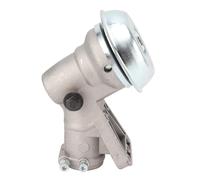 Cabezal de Caja de Cambios para Desbrozadora, 10 Dientes, 28 mm Apertura, Compatible con Oleo EM753 746T 750T 753T 755 MASTER 61112072R, Aluminio y Acero Inoxidable