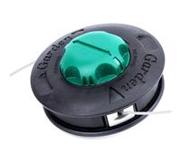 Cabezal de carga E Go, OLEOMAC, 130 MM, M 10X1,25 F, cabezal desbrozadora de metal universal, apto para todos