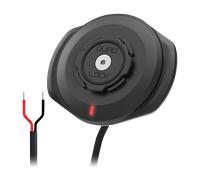 Quad Lock Cabezal de carga inalámbrico impermeable de 12 V-24 V, cableado, clasificación IP67, carga rápida, soporte seguro para teléfono