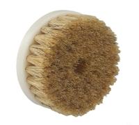 Cabezal de cepillo accionado por taladro de 60 mm para limpiar alfombras de coche, sofá y tela | Accesorio de cepillo de alambre de cerdas suaves compatible con herramientas de taladro (marrón)