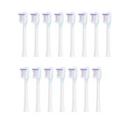 Cabezal De Cepillo De 15 Piezas, Compatible Con LaiFen, Envasado Al Vacío De Cepillo De Dientes Eléctrico Sónico LFTB01-PAS(WhitePurple)