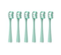 Cabezal De Cepillo De Dientes 6CS, Compatible Con Usmile, Y1S/Y4/U1/U2/U3/P1/P4, Boquillas Limpias Suaves For Cepillo De Dientes Eléctrico DuPont Sonic(6CircylarGreen)