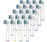 Cabezal de cepillo de dientes compatible con Oral B, cabezales de cepillo de repuesto para la mayoría de cepillos de dientes eléctricos Braun Oral B de Vitality Pro Smart Genius, limpieza de precisión